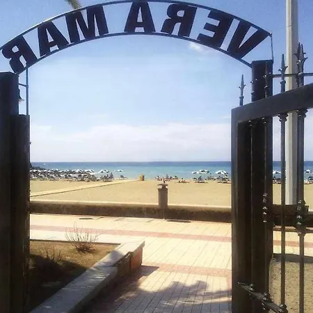 Apartamento Vera Mar 5a - Primera Linea Con Piscina Y Parking