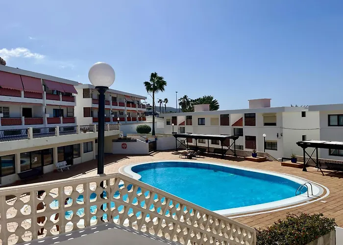 Vera Mar 5a - Primera Linea Con Piscina Y Parking * Arona (Tenerife)